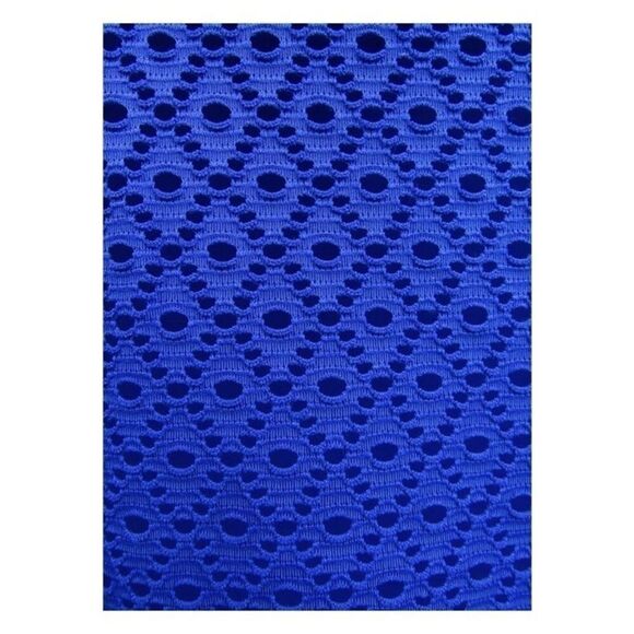 Swim Solutions Swimdress Size 8 Swimsuit Crochet Bow Tummy Control Blue NEW $109 - Picture 10 of 11